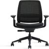 Steelcase Series 2 Office Chair, Black Frame and 3D Microknit Back, Cogent Fabric (Malt) view 3