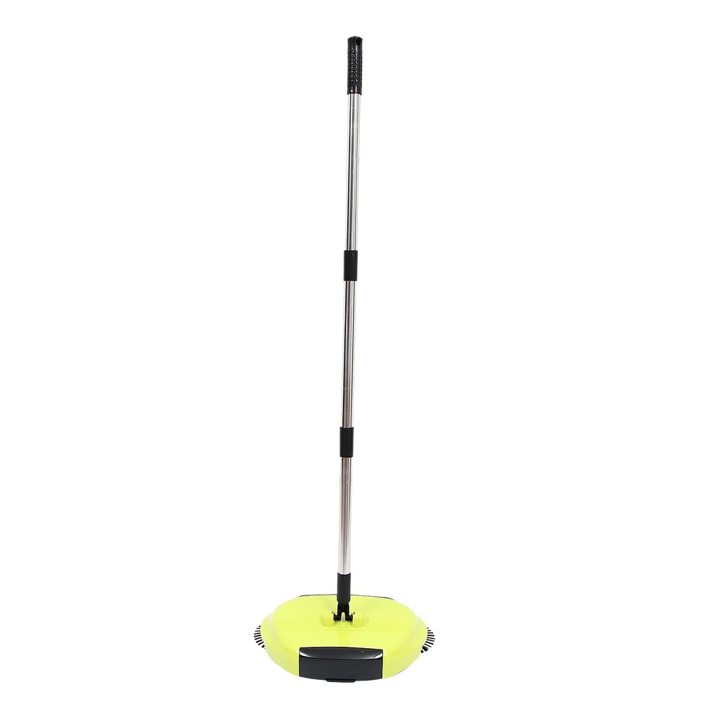Manual Carpet Sweeper Mini Hand Push Sweeper 3 in 1 Household Cleaning Lazy Dustpan Trash 0 Rotating Floor Cleaning Mop (Random Color)
