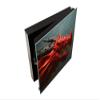 Concept Crystal Wall Mounted Key Holder and Magnetic Dry-Erase Glass Board KN13 Abstract Graphics Series view 3
