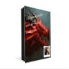 Concept Crystal Wall Mounted Key Holder and Magnetic Dry-Erase Glass Board KN13 Abstract Graphics Series view 4