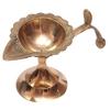 Pure Brass Kuber Diya Handcrafted Oil Lamp for Pooja Diya/Puja Diya/Home Decor/Deepawali Diya/Diwali Diya/Decoration Item/Gift Item - 2.25" view 1