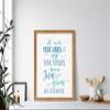 A4 Print Wall Art Posters Wash Your Hands and Say Your Prayers Because Jesus and Germs are Everywhere, Funny Bathroom Wall Decor, Girls Bathroom, Nursery Decor Girl (A4 (Print Only)) (A1 (Print Only)) view 2