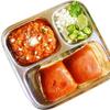 Set of 2 Stainless Steel Kids Plate 3 Compartment Great for Camping, Kids Lunch and Dinner or Every Day Use view 4