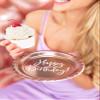 6 Happy Birthday Rose Gold Small Paper Plates, Rose Gold Tableware, Birthday Party Paper Plates, Rose Gold Decorations view 2