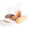 Reusable Bread Bags with Ties, Clear, 200 Bags and 200 Ties, For Homemade Bread and Bakery Loaf, Adjustable (200) view 2