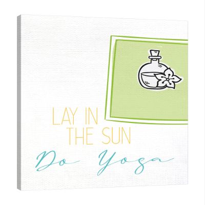 Jaxson Rea "Self Care Menu 3" Gallery Wrapped Canvas by Kimberly Allen, 24" x 32"