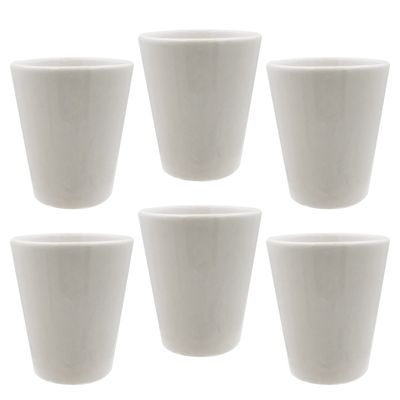 36 Bulk Sublimation Shot Glasses White 1.5 oz Deals- Pure White All-purpose Ceramic Shot Glass Set for Restaurants, Caf, Inn, Hotels, Bars Espresso Shot Glass for Sublimation Printing (Set of 36)