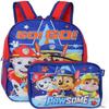 Ruz Paw Patrol Boys 16 Inch Backpack With Removable Matching Lunch Box Set (Red-Blue) view 1
