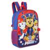 Ruz Paw Patrol Boys 16 Inch Backpack With Removable Matching Lunch Box Set (Blue-Red) view 3