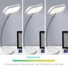 Verilux HappyLight Duo - 2-in-1 Light Therapy & Task Desk Lamp - UV-Free Full Spectrum LED, 10,000 LUX, Adjustable Brightness and Color, Flexible Gooseneck, and Integrated USB Charging Port view 4