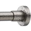 EBOATOP Shower Curtain Rod Tension- Never Rust No Drill Non-Slip Spring Tension Shower Rod, 43-73 inches 304 Stainless Steel, Brushed Nickel view 2