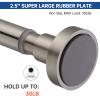 EBOATOP Shower Curtain Rod Tension- Never Rust No Drill Non-Slip Spring Tension Shower Rod, 43-73 inches 304 Stainless Steel, Brushed Nickel view 4