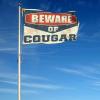 Flags For Room Guys Beware of Cougar Flag Gifts For Men Who Have Everything ( Size : 12*18IN/30*45CM ) view 4