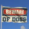 Flags For Room Guys Beware of Dogs Flag Gifts For Men Who Have Everything ( Size : 24*35IN/60*90CM ) view 2