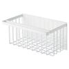 Yamazaki Industries 5542 Magnetic Bathroom Basket, White, Approx. W 12.2 x D 6.7 x H 5.9 inches (31 x 17 x 15 cm), Tower, Bathroom Storage Rack view 1