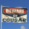 Flags For Room Guys Beware of Cougar Flag Gifts For Men Who Have Everything ( Size : 24*35IN/60*90CM ) view 2
