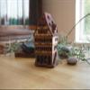 Midene Ceramic Art Tealight Candle Holder Room Decoration Handcrafted Collectible Miniature Aroma Light House Fridrich Baur House in Tubingen, Germany B267AR* view 2