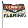Flags For Room Guys Beware of Flamingo Flag Gifts For Men Who Have Everything (Size : 24 * 35IN/60 * 90CM) view 1