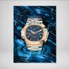 DEVICI Patek Philippe Nautilus Chronograph inspired Patek Philippe Stretched Canvas Wall Art - Motivational Wall Art Patek Philippe Watches For Men Wall Decor Inspirational Wall Art Posters & Prints view 1