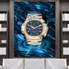 DEVICI Patek Philippe Nautilus Chronograph inspired Patek Philippe Stretched Canvas Wall Art - Motivational Wall Art Patek Philippe Watches For Men Wall Decor Inspirational Wall Art Posters & Prints view 3