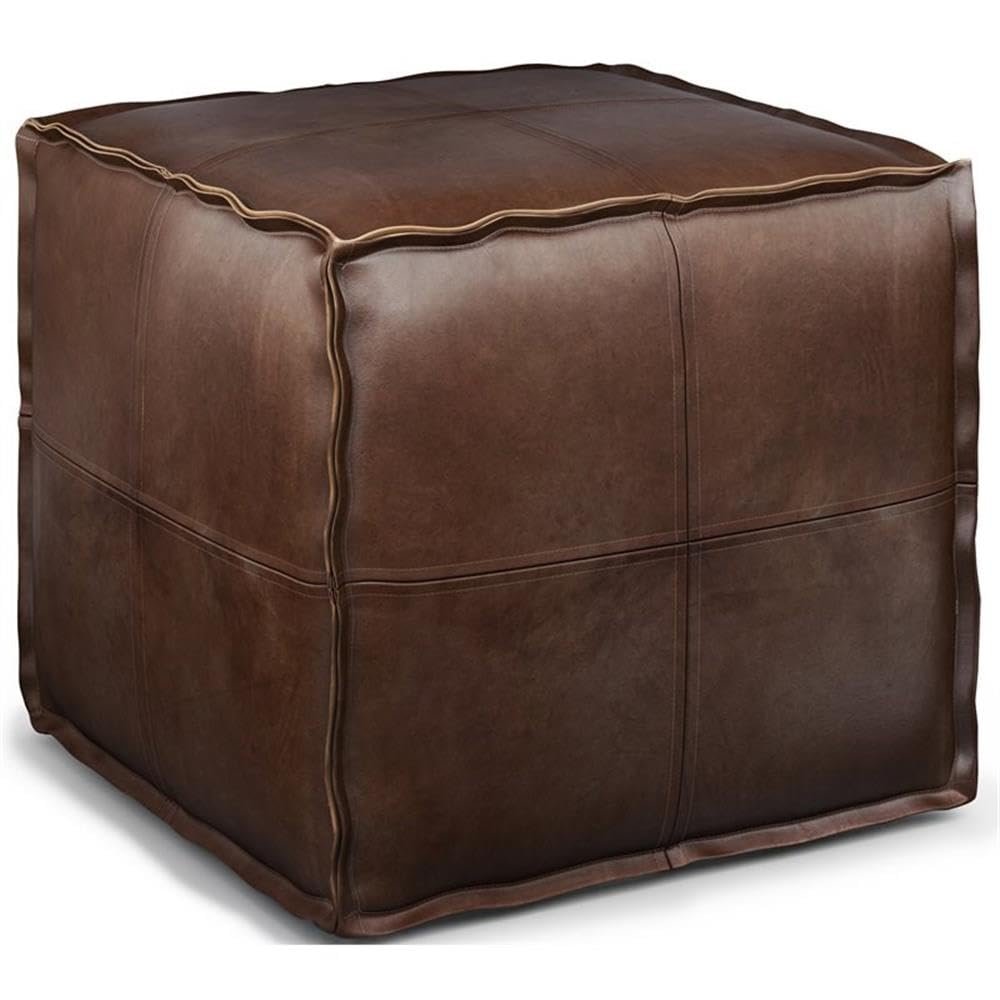 Pemberly Row Round Velvet Pouf Ottoman, Small Button Tufted Hassock Footrest for Living Room, Accent Foot Stool for Couch, Light Gray Puff Side Chair for Floor, 36"x36"x16"