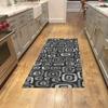 Bungalow Flooring Interstellar FlorArt Kitchen Runner Mat, 2' x 6', Made in USA, Machine Washable, Water and Stain Resistant, Low Profile, Non-Slip view 2