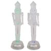 Northlight Set of 2 LED Lighted and Musical Nutcracker Christmas Figurines 12.5-Inch view 1