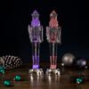 Northlight Set of 2 LED Lighted and Musical Nutcracker Christmas Figurines 12.5-Inch view 2