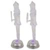 Northlight Set of 2 LED Lighted and Musical Nutcracker Christmas Figurines 12.5-Inch view 3