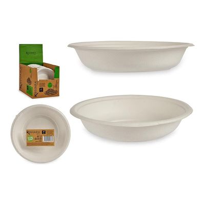 Biodegradable White Paper Plate Set (4 pcs)