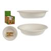Biodegradable White Paper Plate Set (4 pcs) view 1