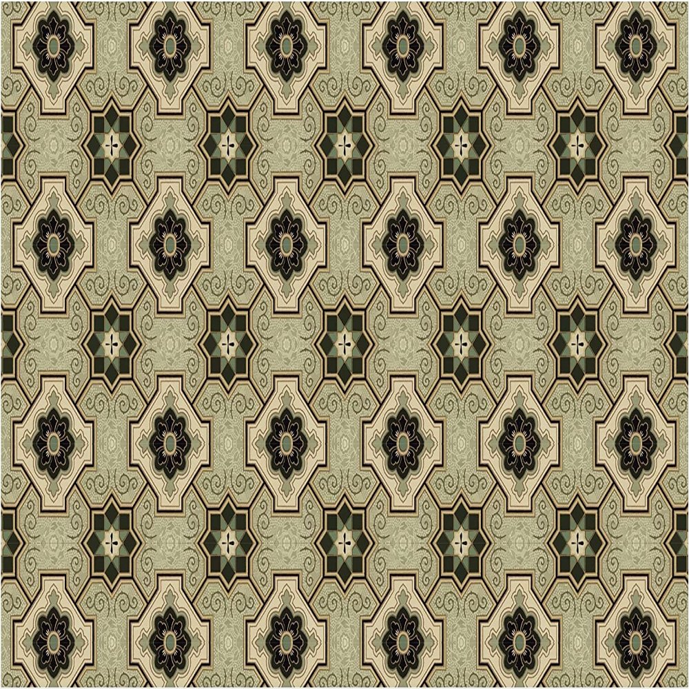 Bungalow Flooring Lincoln FlorArt Kitchen Mat, 3' x 5', Made in USA, Machine Washable, Water and Stain Resistant, Low Profile, Non-Slip