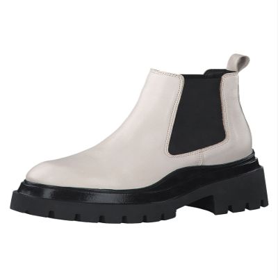 Tamaris Women's Ankle Boot, Ivory, 8