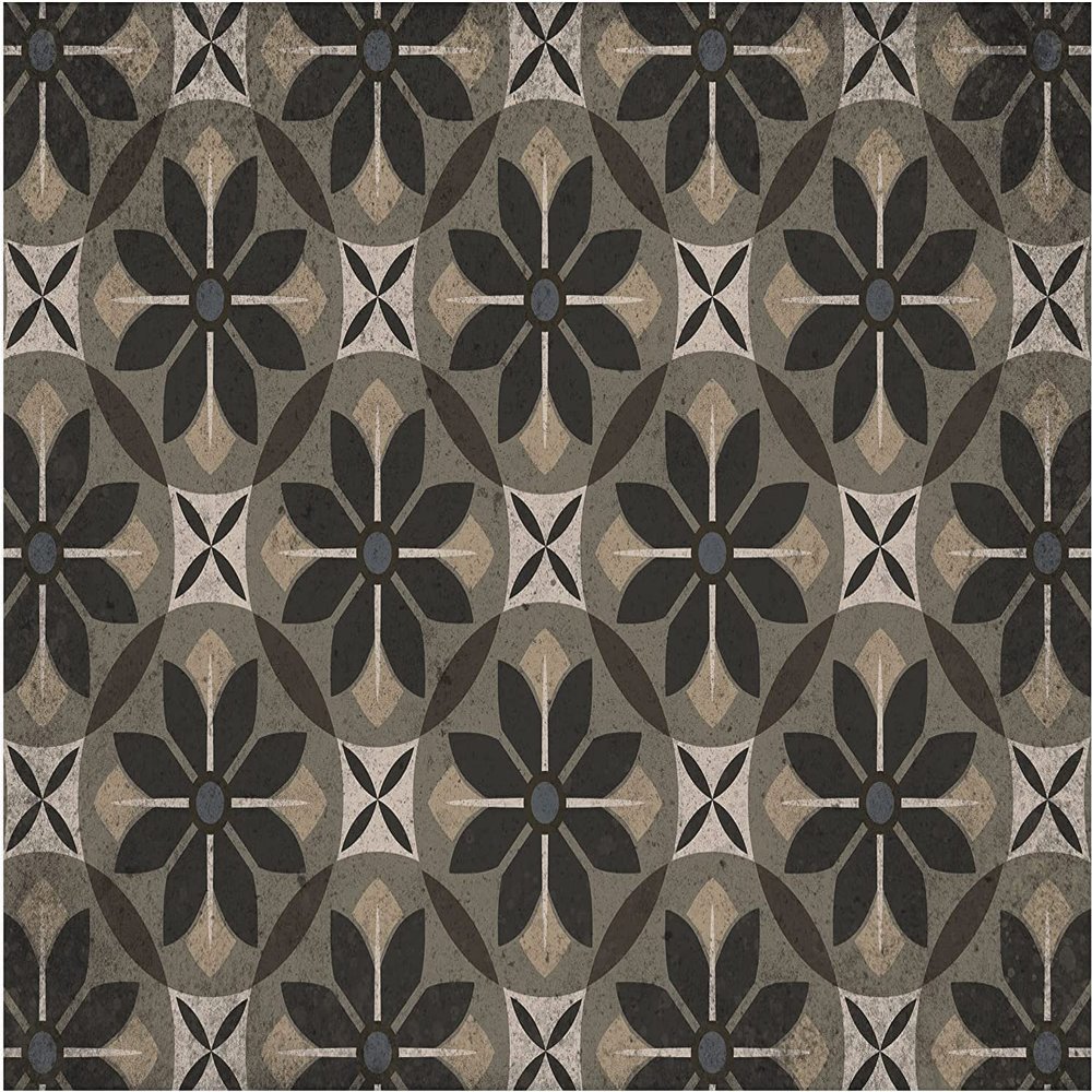 Bungalow Flooring Nazareth FlorArt Kitchen Mat, 3' x 5', Made in USA, Machine Washable, Water and Stain Resistant, Low Profile, Non-Slip, White
