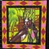 African Princess Quilted Wall Art, African Caribbean Pink Princess, Measures 31 x 34 inches view 2