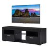 ALINE Modern Black TV Stand for 32/50/55+ Inch TV, Black Entertainment Center, TV Stands for Living Room, TV Stand with Storage and Shelves for Living Room, Bedroom view 1