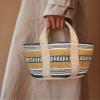100% Handmade Jute Bag Tote Gift Bags - Beach Bags - Bridesmaid Beach Bag - Beach Tote Bag Earth-friendly Jute ECO-TWIST Bag (Thunder) view 2
