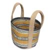 100% Handmade Jute Bag Tote Gift Bags - Beach Bags - Bridesmaid Beach Bag - Beach Tote Bag Earth-friendly Jute ECO-TWIST Bag (Thunder) view 4