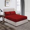 Alaskan King (108X108) Waterproof Mattress Protector Pad Cover Super Soft Terry Fabric Fits Up to 6" Inch Deep Pocket Easy Washable Vinyl-Free (Alaskan King, Burgundy) view 1