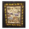African Safari Wall Hanging, Animals in African landscape, Lions, Elephants, Giraffes on African safari view 1