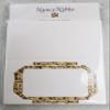 Place Cards with BAMBOO FRAME for Weddings, Showers, and Dinner Parties. Table Tent Style, Scored for Easy Folding. (50) view 3