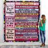 CenturyTee Personalized to My Granddaughter Blanket from Grandma Grandpa Papa Wood Laugh Love Live Believe Granddaughter Birthday Christmas Fleece Throw Blanket (60 x 80 in Adult Size) view 3