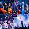 ColorHome Glow Sticks Bulk, 52 Pcs LED Foam Sticks Light Up Batons Party Favors with 3 Modes Colorful Flashing, Glow in the Dark Party Supplies for Party Wedding Birthday Concert Halloween Christmas view 3