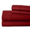 1000 Thread Count 100% Egyptain Cotton California King, Burgundy [4 PC] Sheets Set, Long-Staple Egypt Cotton Bedsheet, Breathable, Soft & Silky Sateen Weave, Fits Upto 28" EXTRA Deep Pockets Mattress view 1