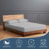1000 Thread Count 100% Egyptain Cotton Alaskan King, Light Grey [4 PC] Sheets Set, Long-Staple Egypt Cotton Bedsheet, Breathable, Soft & Silky Sateen Weave, Fits Upto 18" Deep Pockets Mattress view 2