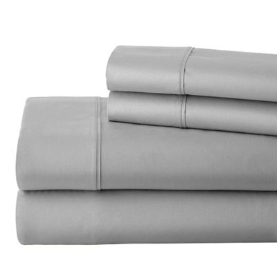 1000 Thread Count 100% Egyptain Cotton RV King, Light Grey [4 PC] Sheets Set, Long-Staple Egypt Cotton Bedsheet, Breathable, Soft & Silky Sateen Weave, Fits Upto 24" EXTRA Deep Pockets Mattress