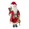 RAZ Imports 2022 Tartan Tidings 19" Plaid Vest Santa view 1