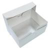Culpitt 16" x 12" Cake Board & White Cake Box Combo, Oblong Silver Fern Cake Drum With Matching Box, 0.5'' (13mm) Thick, Rectangular Cake Transport, 406 x 304mm - Single Pack view 1