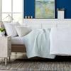 100% Cotton Waffle Weave Bed Blanket | Soft, Breathable, and Lightweight Blanket for All-Season | Perfect for Layering | Brielle Collection (King, ICY Blue) view 4