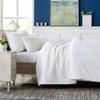 100% Cotton Waffle Weave Bed Blanket | Soft, Breathable, and Lightweight Blanket for All-Season | Perfect for Layering | Brielle Collection (Full/Queen, White) view 4